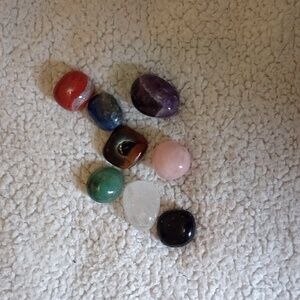 Seven chakra stones